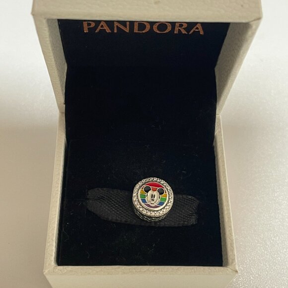 Pride Double Sided Charm - Mickey & Minnie Charm - Picture 3 of 5